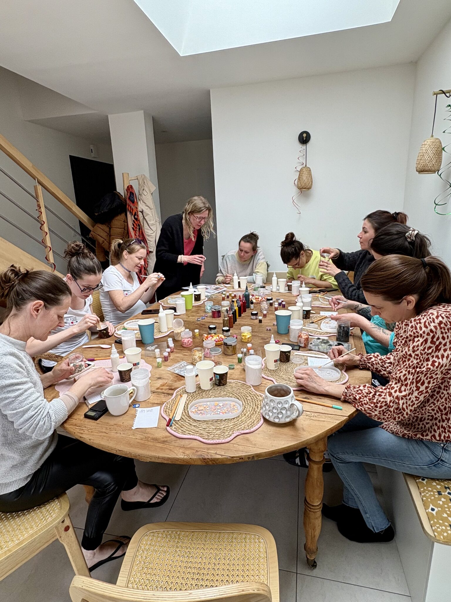 atelier créatif jesmonite animé par mademoiselle création