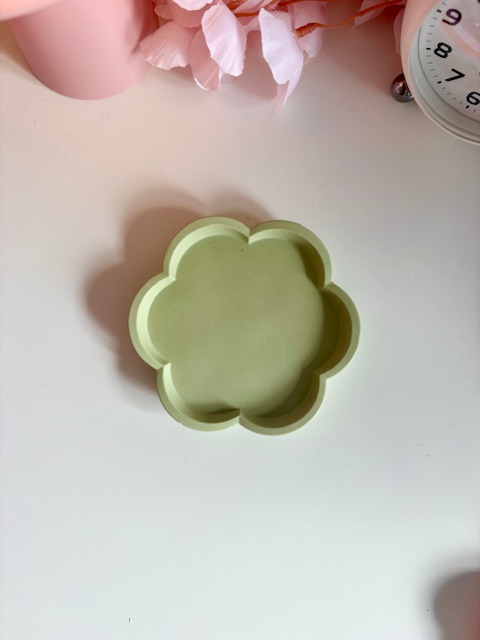 Vide-poche fleur kaki