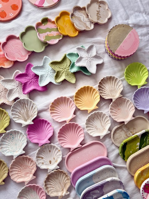 atelier créatif jesmonite