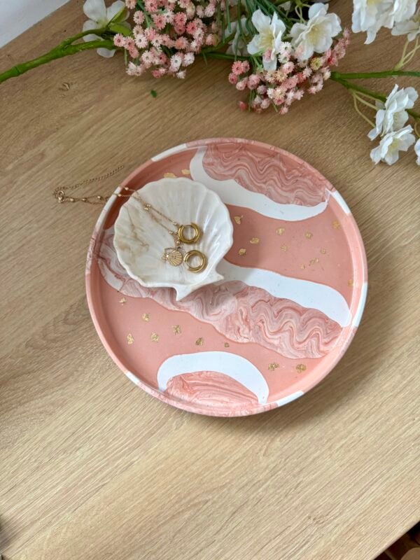 Plateau vagues terracotta