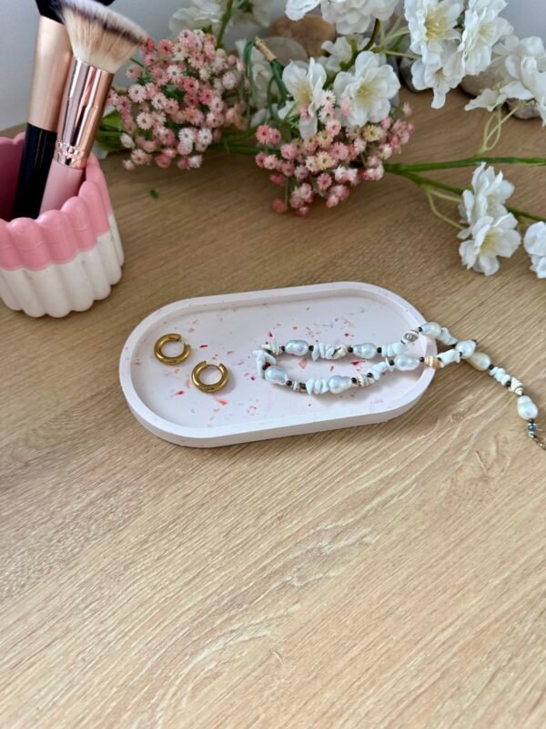 Vide-poche terrazzo rose